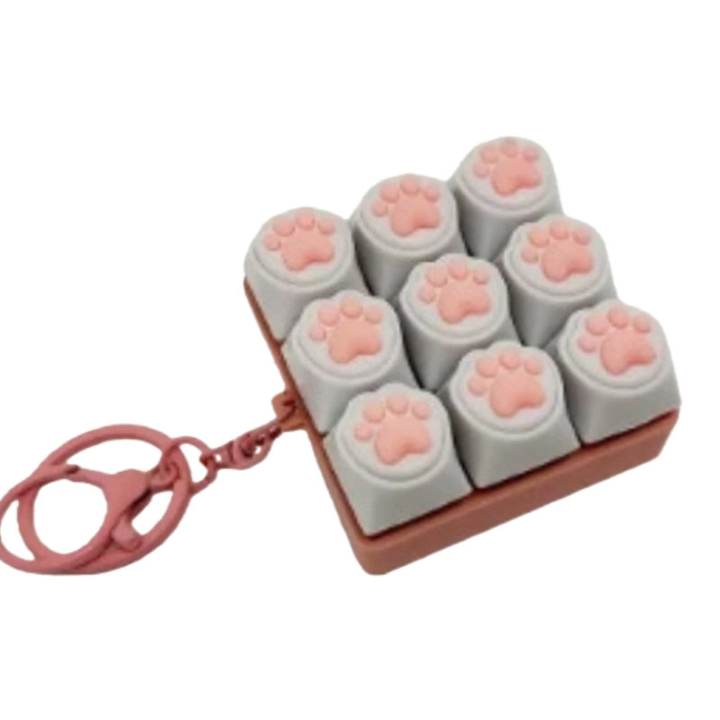 Decompression Silicone Ca T Paw Button, E