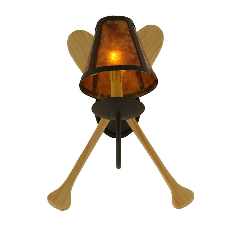 Rustic Lodge 1 - Light Armed Sconce