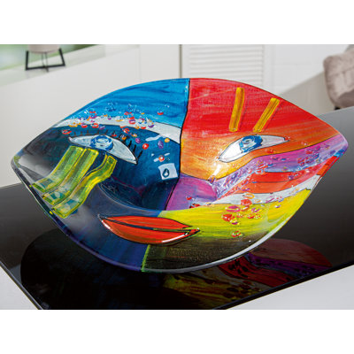 Battell Handmade Glass Decorative Bowl 1