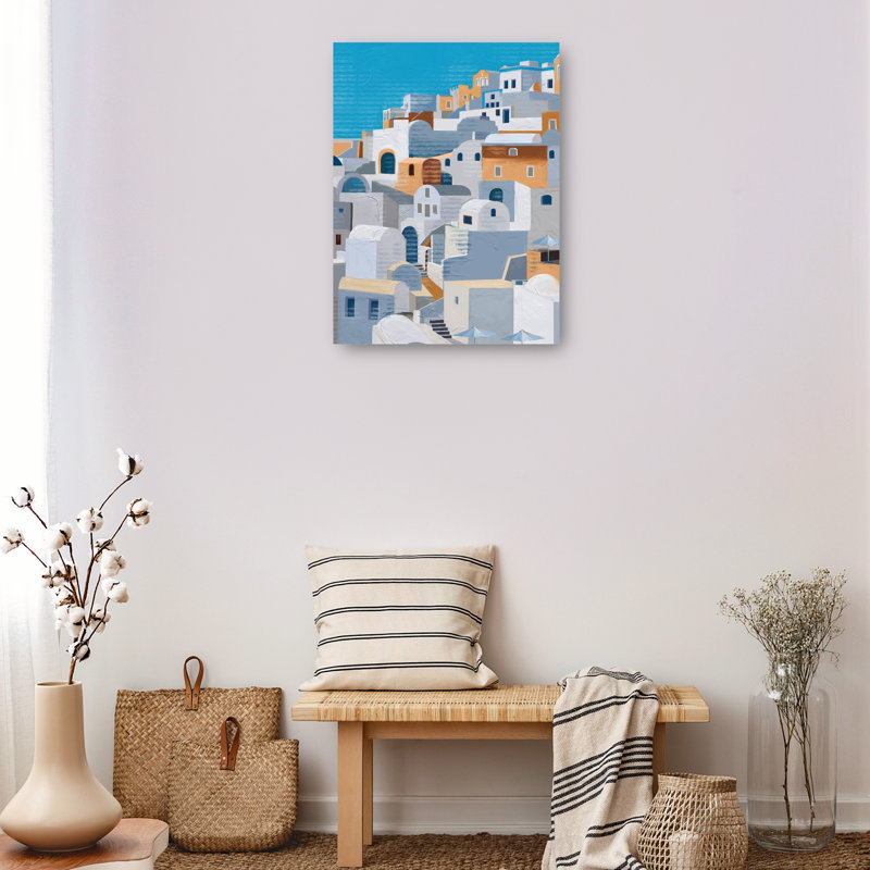 Santorini II by Aviva Miles Canvas Art Print