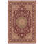 Tapis Darnley traditionnel à médaillon, style persan, bordeaux, cuivre, vert, crème, rose, lavable à la machine, antidérapant, à poils courts, pour l'intérieur et l'extérieur, adapté aux animaux domestiques, idéal pour le salon, la chambre, la salle à manger, l'entrée, le couloir ou le bureau.-1273664486