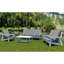 Chaises de jardin en bois avec coussins résistants aux intempéries, confort extérieur blanc, mobilier de jardin, fini blanc/gris, coussins statiques