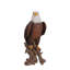 Statue aigle à tête blanche sur souche-23542752
