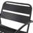 Chair: Matte Black Iron, Making Backyard & Patio More Appealing, 25.57 In. Height, 13.45 Lb Delightful In 25.09 Depth,