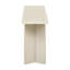 U_STYLE Console élégante avec placage en pin et pieds géométriques, idéale pour le salon, le bureau et la salle à manger-202211380