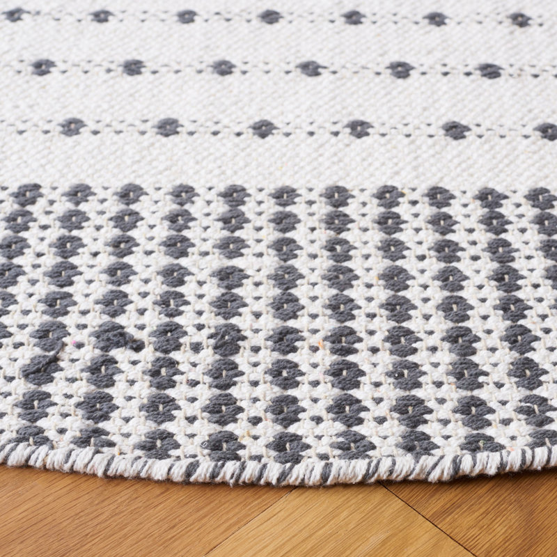 Tapis en coton tissé à plat Breckenridge, Rectangle 4 pi x 6 pi