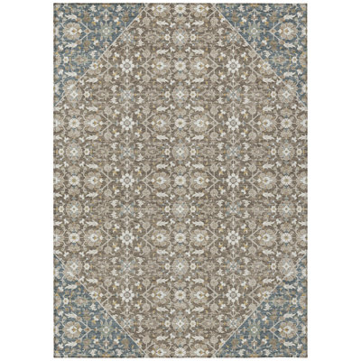 Tapis intérieur / extérieur lavable à la machine Chantille ACN3046 Global