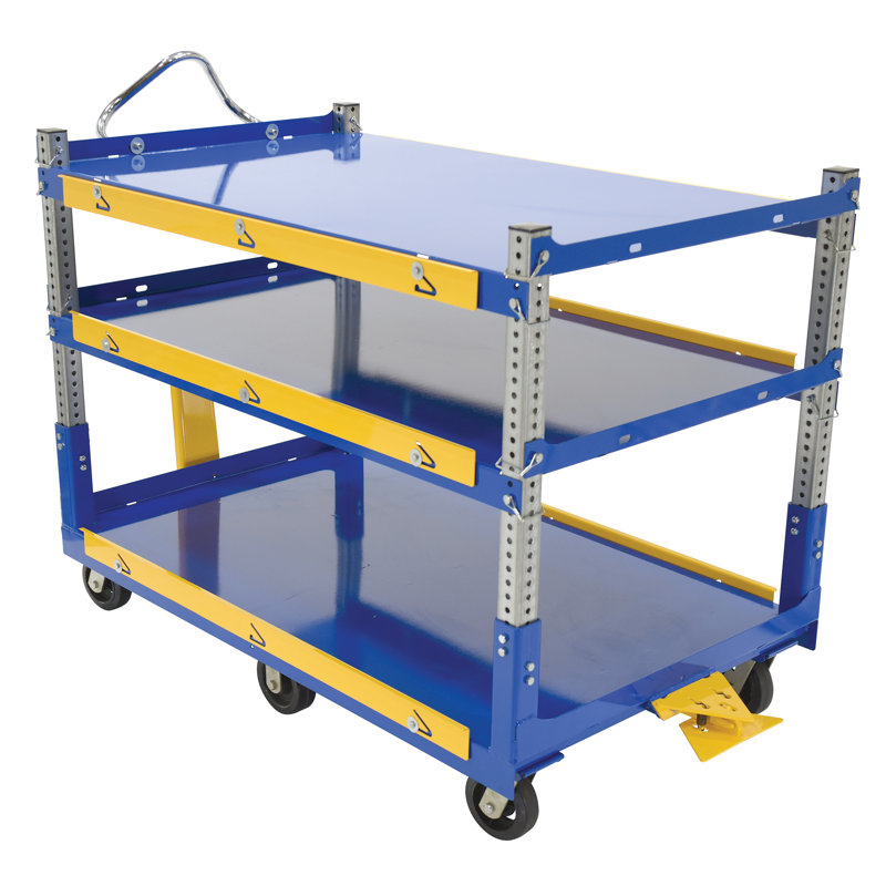 49.3125'' H x 37.3125'' W Utility Cart with Wheels