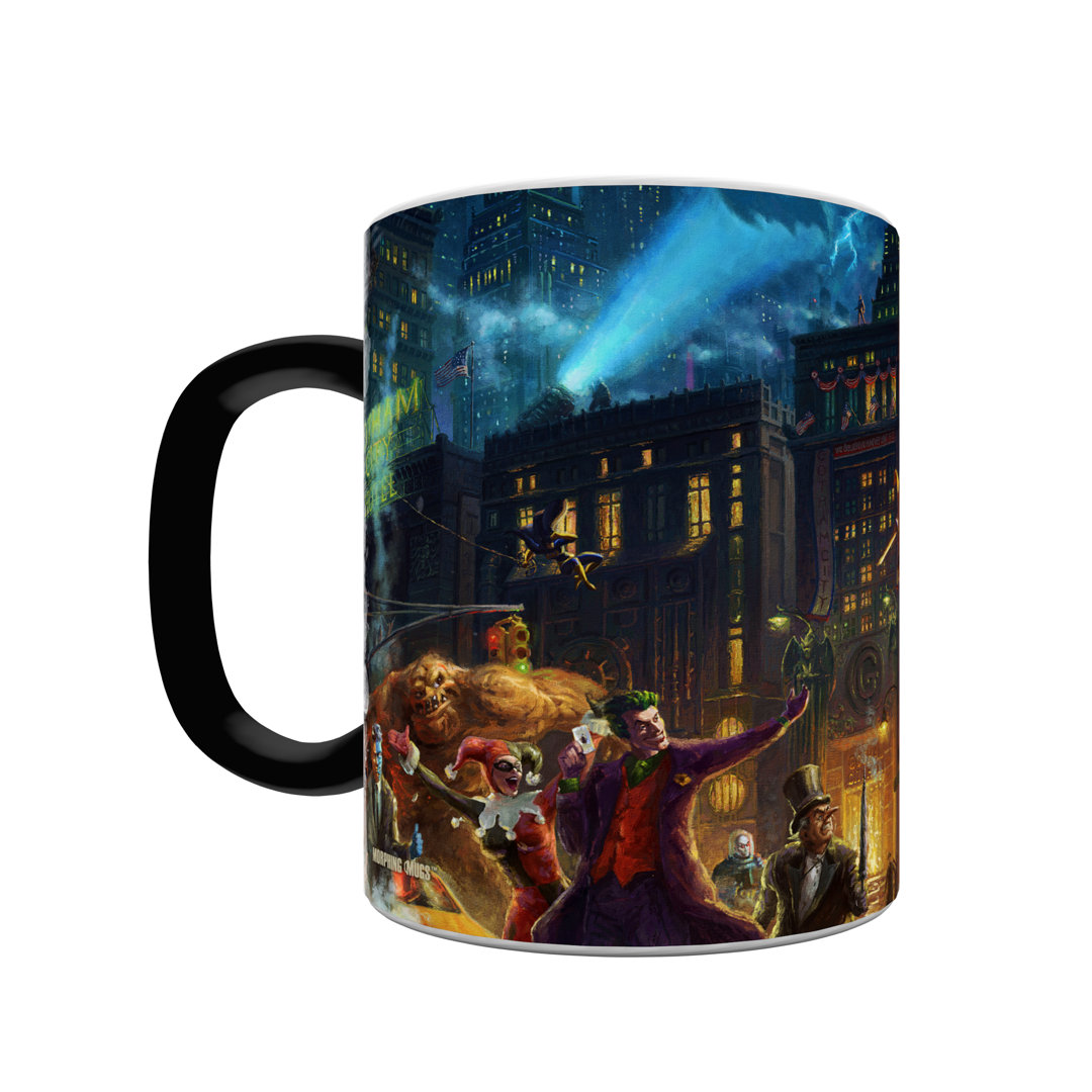 Dc Comics and Batman and the Dark Knight Saves Gotham City Morphing Mugs Heat-Changing Drinkware  Morphing Mugs