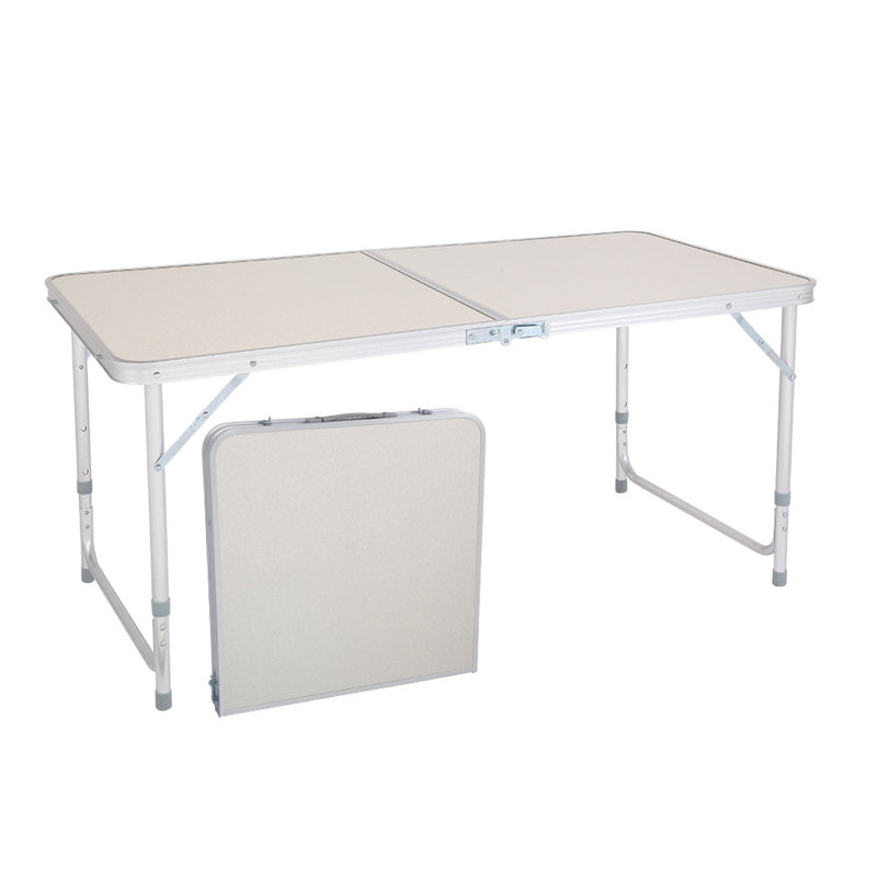 119.9cm Solid Wood Rectangular Adjustable Folding Table