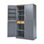 Armoire de cuisine autoportante en bois aggloméré gris avec tablettes ajustables 40,2 x 20 x 71,3 po TopMAX