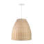 Luminaire suspendu dôme en rotin naturel naturel