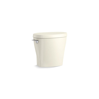 Réservoir de toilette Betello 1,28 GPF avec technologie de chasse Aquapiston et levier de déclenchement à gauche