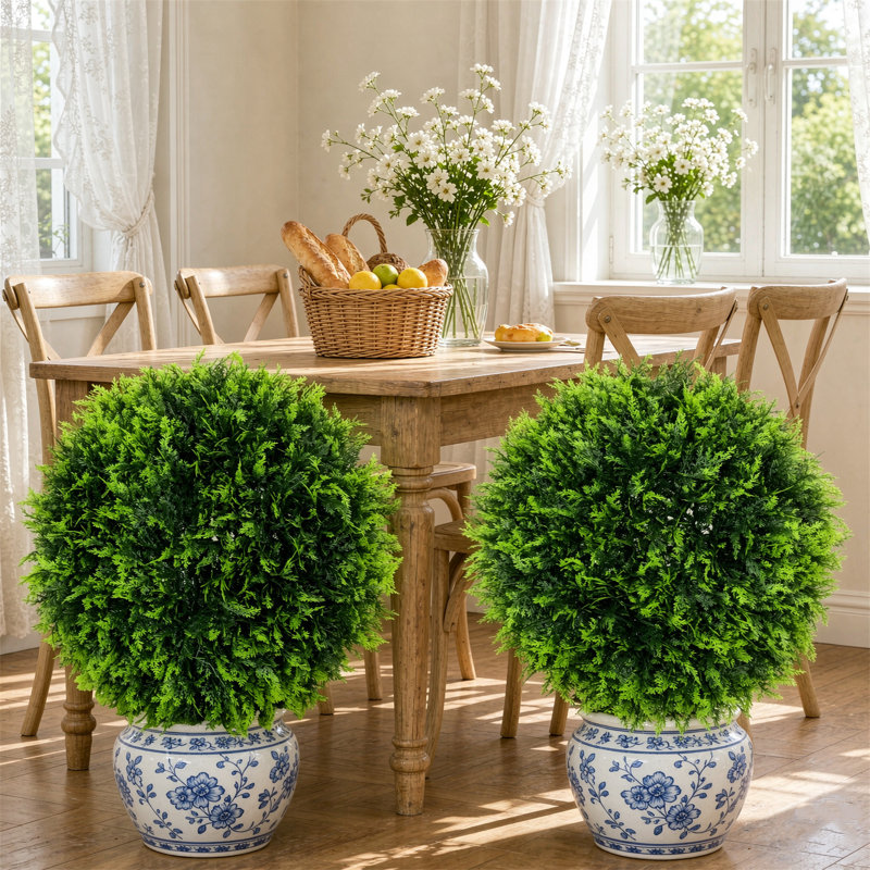 45 cm H Faux Topiary Plant