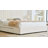 61.42" King Velvet Upholstered Platform Bed Frame with 2 Large Drawers & Vertical Channel Tufted Headboard, No Box Spring Needed, Cream-523874758-523874756