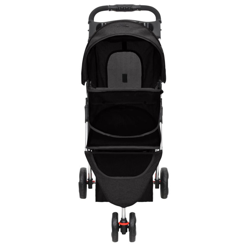 Dellbrook Collapsible Pet Vehicle Travel Carrier with 1 Door, Black