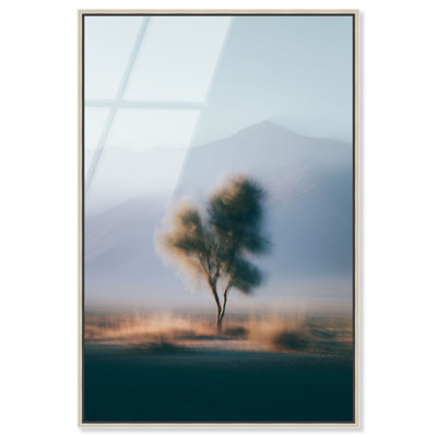 «Desert Motion II», reproduction d'art acrylique encadrée par Art Remedy, cadre argenté, 36 x 54