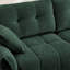 Canapé en tissu d'ameublement avec repose-pieds Chenille-904928744-873460680