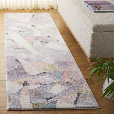 Tapis bleu / rose Germari 6937