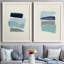 «Seaside Color Study III», ensemble de reproductions d'art sur toiles encadrées-640090358-640090359