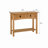 Farmhouse 44.09'' Solid Wood Console Table, Drawers and Shelf-239282894