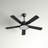 Ariebella 52" 5-Blade LED Ceiling Fan with Light Kit and Remote Control