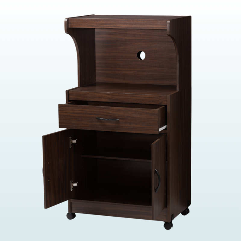 Nebulous Brown Finished Kitchen Cabiinets, 44.94'' H X 23.75'' W X 15.54'' D, Brown
