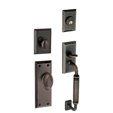 Springdale Handleset with Single Cylinder Deadbolt and Door Knob