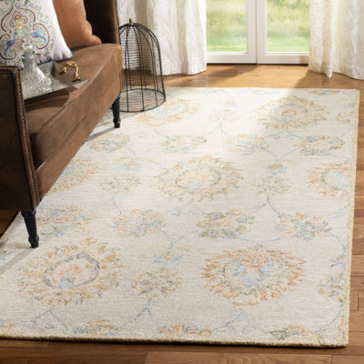 Lococo Hand Tufted Wool Floral Rug