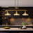 Gold Finish Chandelier