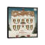 Merry Lil House Square - Merry Christmas by David Carter Brown - Print on Canvas-1998729482-1893394927
