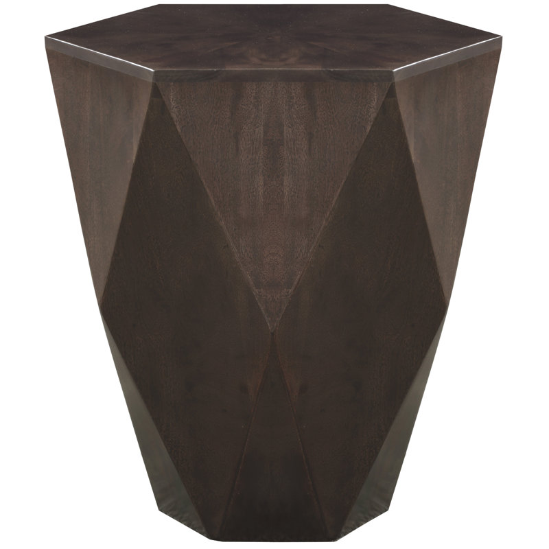 Table de bout Diamante, Brun