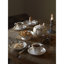 Royal Copenhagen Star Fluted Christmas High Handle Bone China Teacup and Saucer