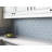 Long Hex 10.60in.x11 in. Glass Mosaic Tile-102317165