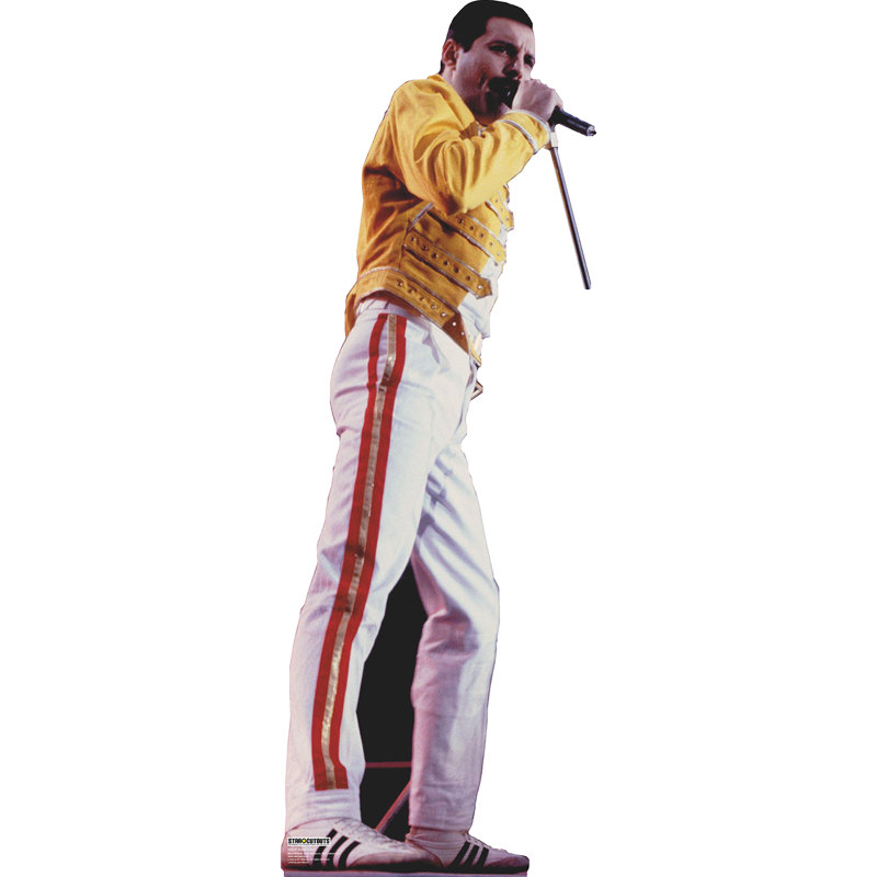72 "Freddy Mercury Singing Carding Standup