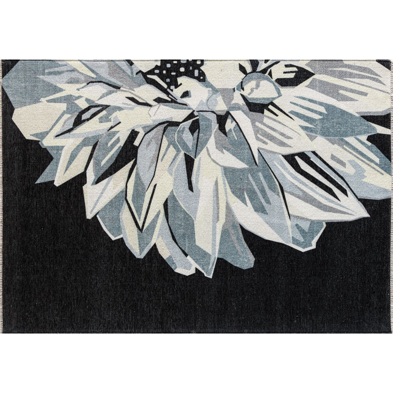 Tapis moderne Maisie Dahlia, Rectangle 7 pi 10 po x 10 pi 10 po
