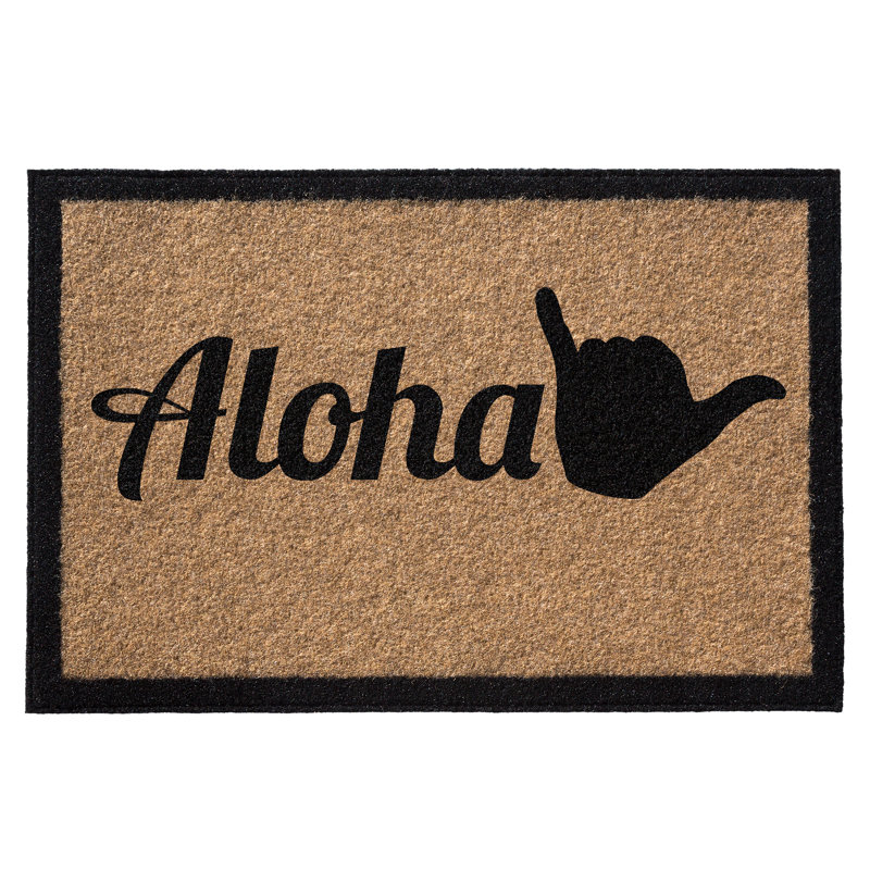 Tapis d'entrée antidérapant Stubbs 60 x 36, Brun clair, L 36 po x L 60 po