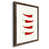 Papier, cadre noyer