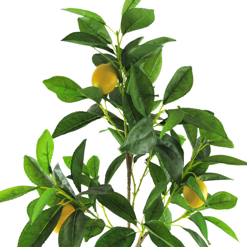 Citronnier artificiel en pot 30 po