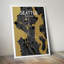 « seattle city map », reproduction d’impression sur affiche en luxe-31735538