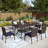 Carli 6 - Person Patio Dining Set with Extendable Rectangular Table , Cushions Included-222726092