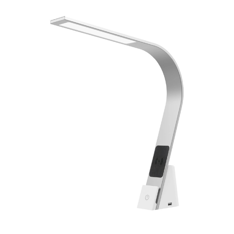 LED Desk Table Lamp, Silver
