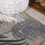 Kile High-Low Tropical Palm Brown/Navy/Ivory Indoor/Outdoor Rug-1517855720