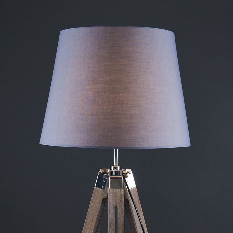 Bella Vista Tripod Floor Lamp, Grey