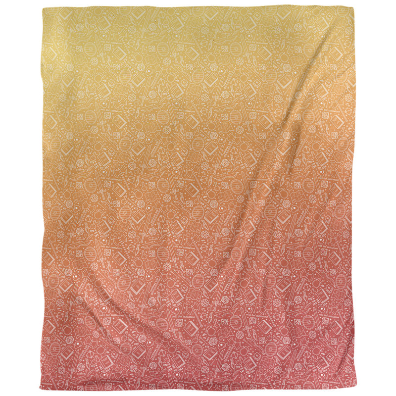 Housse de couette Katelyn Elizabeth Camouflage, Microfibre, Housse de couette pour très grand lit, Kaki / saumon / jaune