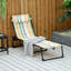 Chaise longue rembourrée Pitcairn