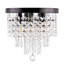 Plafonnier encastré en cristal 5 lumières Salley-1818672203