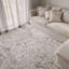 Tapis gris en polypropylène tissé à la machine Carlla-513510388