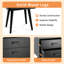 Table de chevet 2 tiroirs Basharat-1735309608