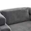 Canapé-lit rembourré surdimensionné en chenille surdimensionné de 52,4 po avec siège profond et accoudoirs superposés pour salon ou chambre à coucher-82900501